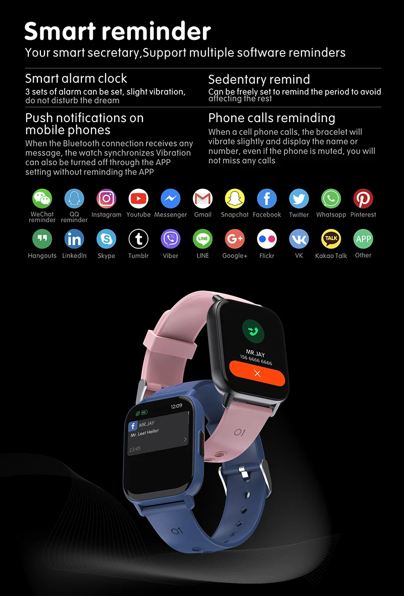 QS16 Pro Smart Watch Men DIY Face Body Temperature Waterproof Full Touch Screen Sports Fitness Tracker 2021 New Smartwatch