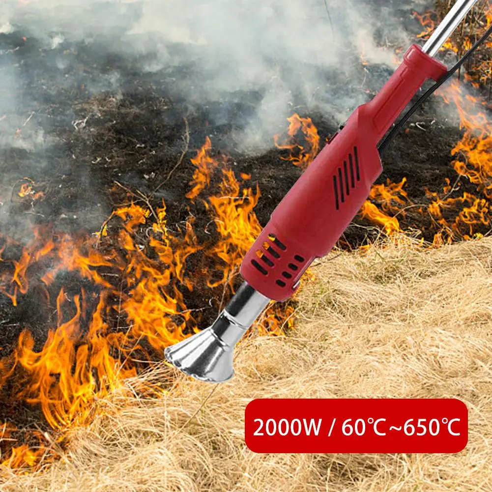 2000 Вт электрическая газонокосилка Weeder горячий воздух травяной убийца трава пламя электрическая машина для выжигания сорняков