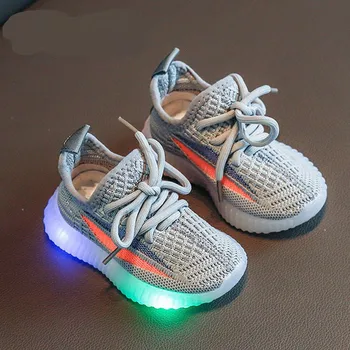 

sneakers kids boys bebe toddler Sport shoes led for girls baby children shoes with light luminous shining glowing