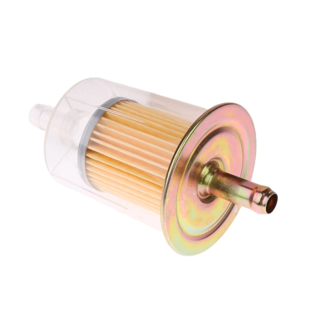 8mm 5/16'' Inline Gasoline Fuel Filter Universal Fit for Car Carberator Engine NOS Fits for Jeep For Bobcat