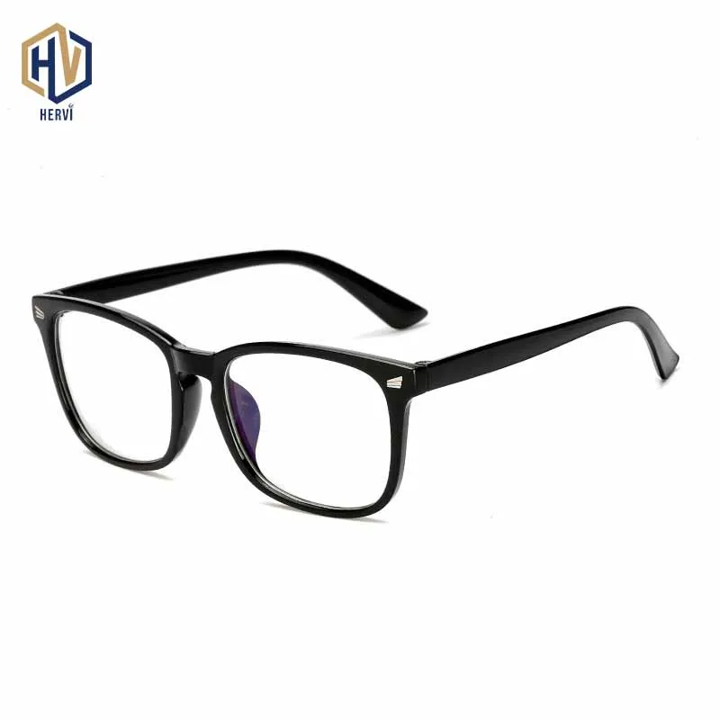 Классические квадратные большие очки в оправе для мужчин и женщин в стиле ретро, два тона металла, рисовая оптика для ногтей, очки по рецепту, очки