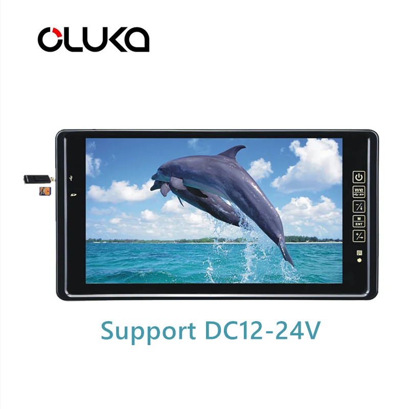 

9" Car LED Monitor Rear View Mirror With Built-in Mp5 FM Photo Display USB TF Slot 800*480 LED Parking Screen