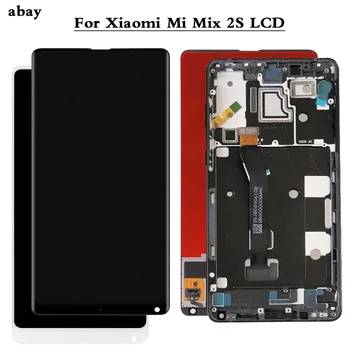 

100% Test 5.99' For Xiaomi Mix 2S Mix2S LCD Display Touch Screen Digitizer Assembly Glass Panel With Frame For Xiaomi Mi Mix 2S