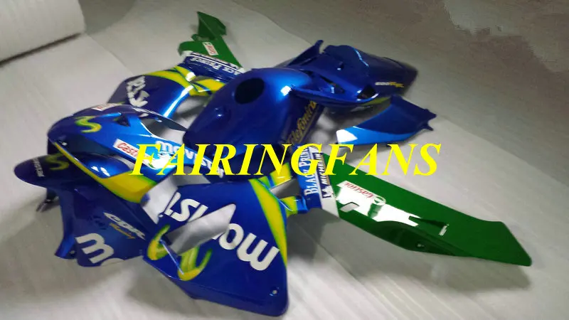 Инжекторный комплект для HONDA CBR600RR F5 05 06 CBR 600 RR CBR 600 RR CBR 600 2005 2006 зеленый синий Обтекатели на кузов+ подарки HG29