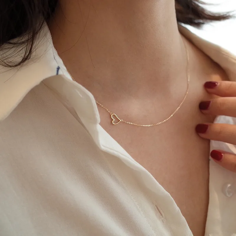 Collana con cuore infinito per damigella d'onore, regalo di nozze in argento sterling 925 - Italia
