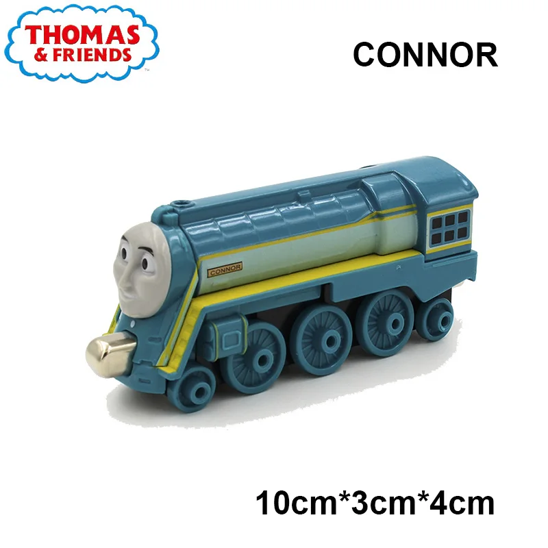 connor 1:43 Томас и Друзья Металлический Литой магнитный поезд игрушечный транспорт Emily Toby Lady трек поезд модель игрушки Детский Рождественский подарок - Цвет: connor