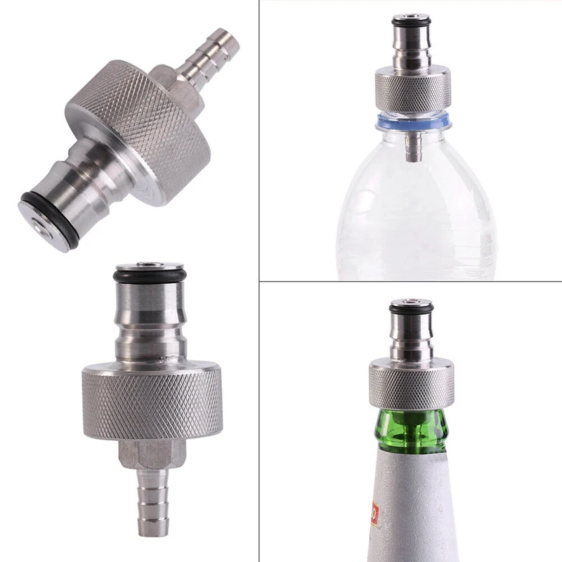 Stainless Steel Home Brew Beer Carbonation Cap Counter Pressure Bottle Filling Ball Lock for Corny Keg Home Brew Stainless Steel Home Brew Beer Carbonation Cap Counter Pressure Bottle Filling Ball Lock for Corny Keg Home Brew