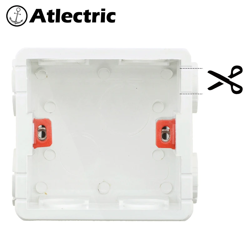 

Wall Plate Cut Open Cassette Mounting Wall Switch Box And Wall Socket Box Junction Box For Sockets 86 Type Mounting Box