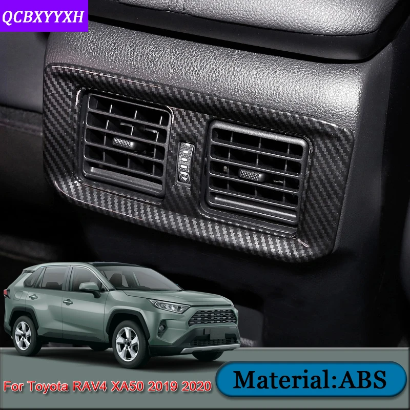 Для Toyota RAV4 XA50 автомобильный Стайлинг Автомобильный задний кондиционер на выходе наклейки с блестками автомобильные аксессуары