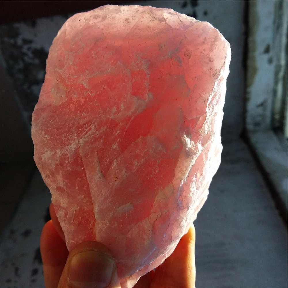 Натуральные грубые стразы из розового кварца необработанный камень образец 500 г