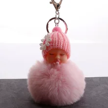 Кукла с пустышкой брелок пушистый шар подвеска автомобиль сумка аксессуары Meng hisleep подвеска Bao Cross Border горячие продажи маленькие ювелирные изделия