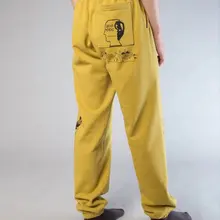 Kanye West/спортивные штаны для мужчин и женщин с надписью «Brain Dead Gustavo», Повседневная Уличная одежда в стиле хип-хоп, свободные спортивные штаны Kanye West