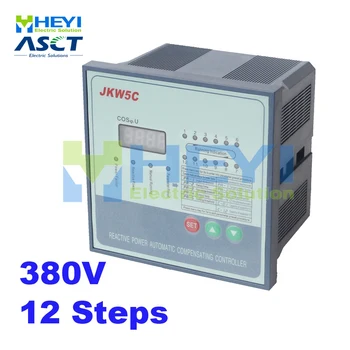 

JKW5C power factor regulator compensation controller for power factor capacitor 10steps 380v PRCF