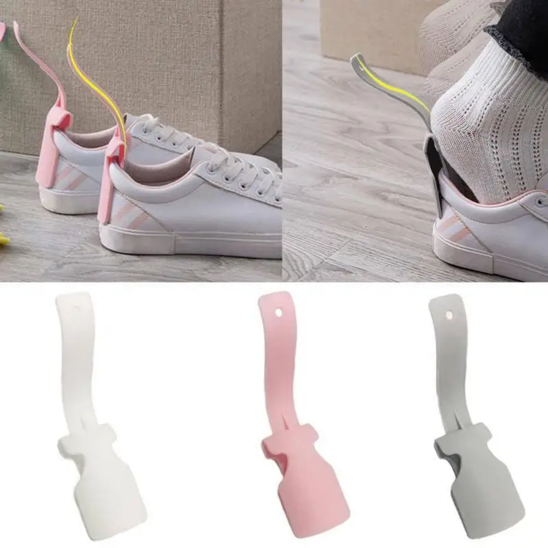 Unisex Shoe Horn Professional Wear Helper Shoehorn Lifter Flexible Easy On And Off Sturdy Slip Aid Tool | Дом и сад
