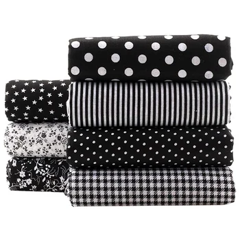 

Promotion! 7Pcs/Lot Floral Cotton Fabric Textile Quilting Patchwork Fabric Quarter Bundles Fabric for Scrapbooking 50X50cm