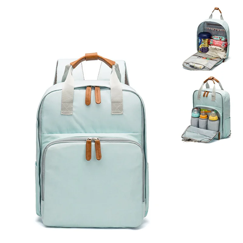 

New Nylon Wet and Dry Diaper Bag For Mother Travel Maternal Backpack Anti-theft Large Capacity Nappy Bag Outdoor Mommy Bakcpack