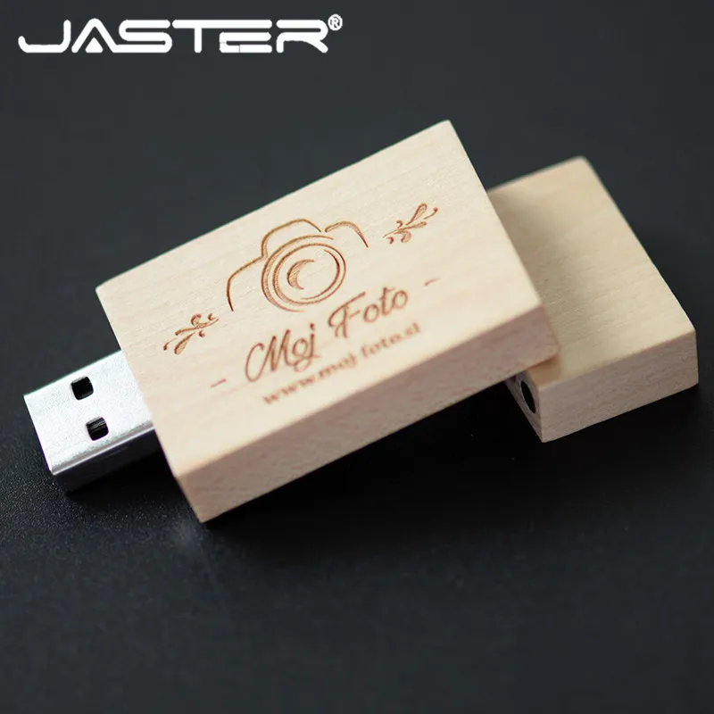 JASTER деревянный блок USB флеш-накопитель Красная деревянная Флешка 4 ГБ 8 ГБ 16 ГБ 32 ГБ флеш-накопитель карта памяти U диск Подарок USB 3,0