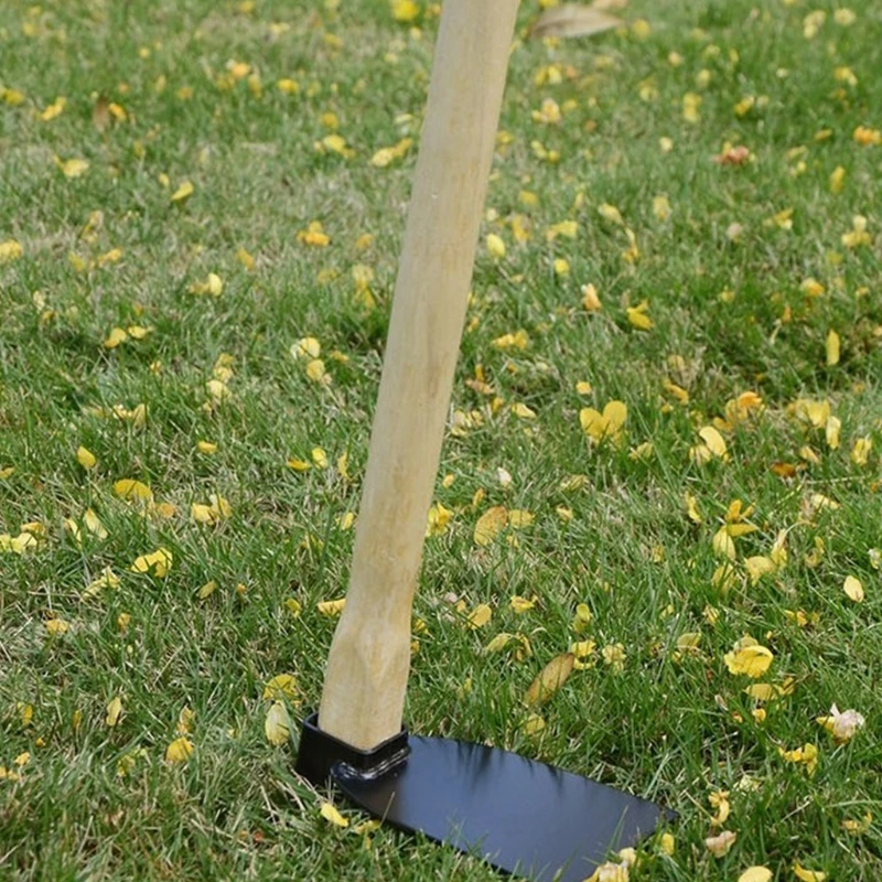 2024 New 35cm Indispensable Garden Hoes Dual Headed Weeding Tool Portable Garden Hand Tool with Wooden Handle Hoe Garden Tools 3