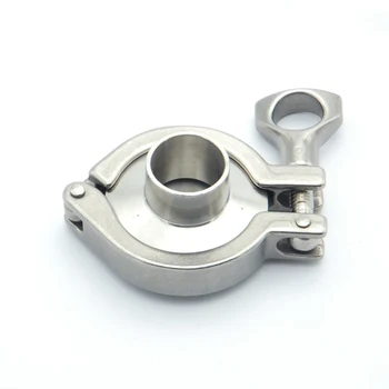 

304 Stainless Steel Sanitary Pipe Fitting Set 45mm Pipe OD Sanitary Weld Ferrule + 2" Tri Clamp + Silicon Gasket + End Cap