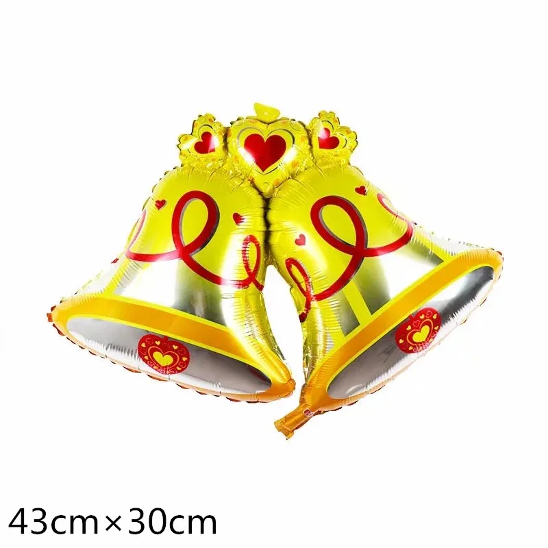 as picture 10pcs 10 шт Мини Рождественский новогодний фольгированный шар Снеговик Санта Клаус Рождественский воздушный шар в форме дерева веселый рождественский тематический вечерние воздушный шар - Цвет: as picture 10pcs