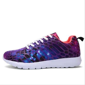 

2019 Men Vulcanize Shoes Sneakers Breathable Casual No-slip Male Mesh Lace up Wear-resistant Shoes Free Shipping