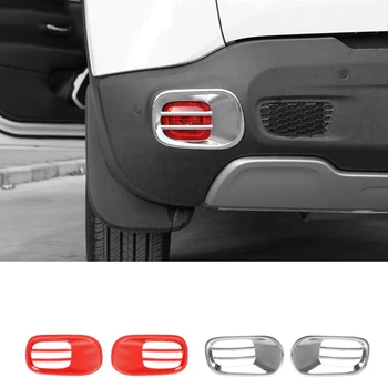 

Metal Car Rear Tail Fog Light Lamp Cover Decoration Trim for Jeep Renegade 2015 Up Exterior Accessories Car Styling