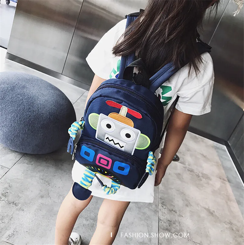 3D детский пенал мультфильмы робот mochila Детские рюкзаки для детского сада рюкзак Детская школьная сумка для маленьких мальчиков и девочек