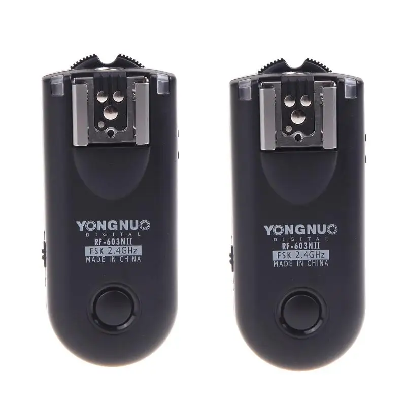 Беспроводной дистанционный триггер для вспышки YongNuo RF-603N II N3 Nikon D90 D600 D3000 D5000 D7000 |