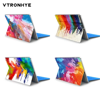 

Colorful Print Laptop Protector for Microsoft Surface Pro 4 5 6 Full Cover Skin Vinyl Sticker for Surface Pro 6 Protect Films