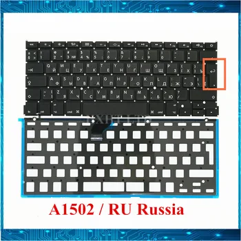 

NEW A1502 RU Russia keyboard For Apple Macbook Pro Retina 13" A1502 RU keyboard with backlight ME864 ME865 ME866 2013-2015 year