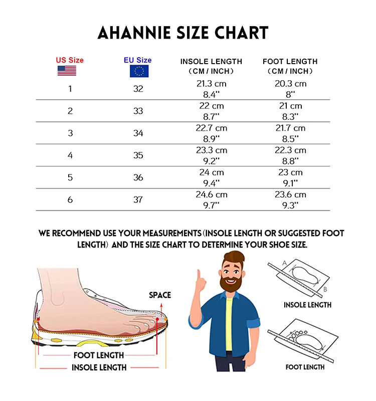Action School Shoes Size Chart