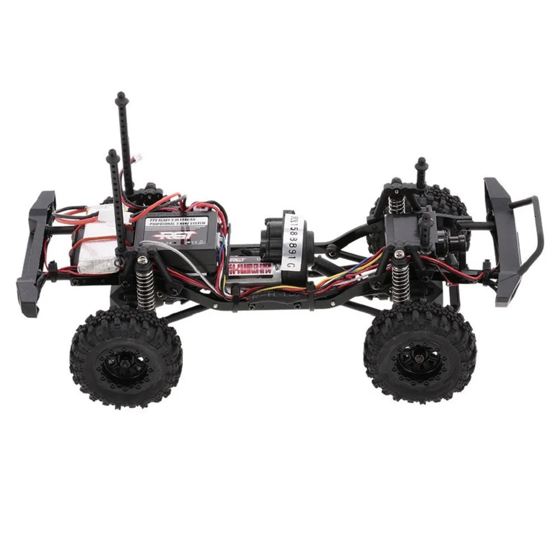 Rowsfire 1 шт RGT 1:24 2,4G 4WD 15 км/ч Моделирование RC внедорожный гусеничный автомобиль RC альпинистская машина RTR версия-серый/серебристый