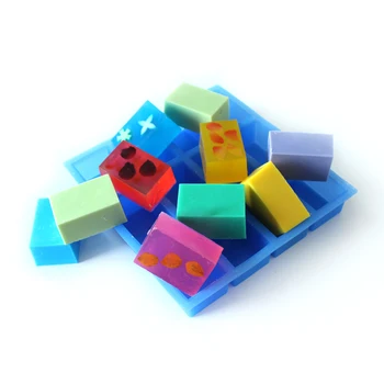 

Nicole Silicone Soap Mold Multi-cavity Handmade Swirl Loaf Bar Mould