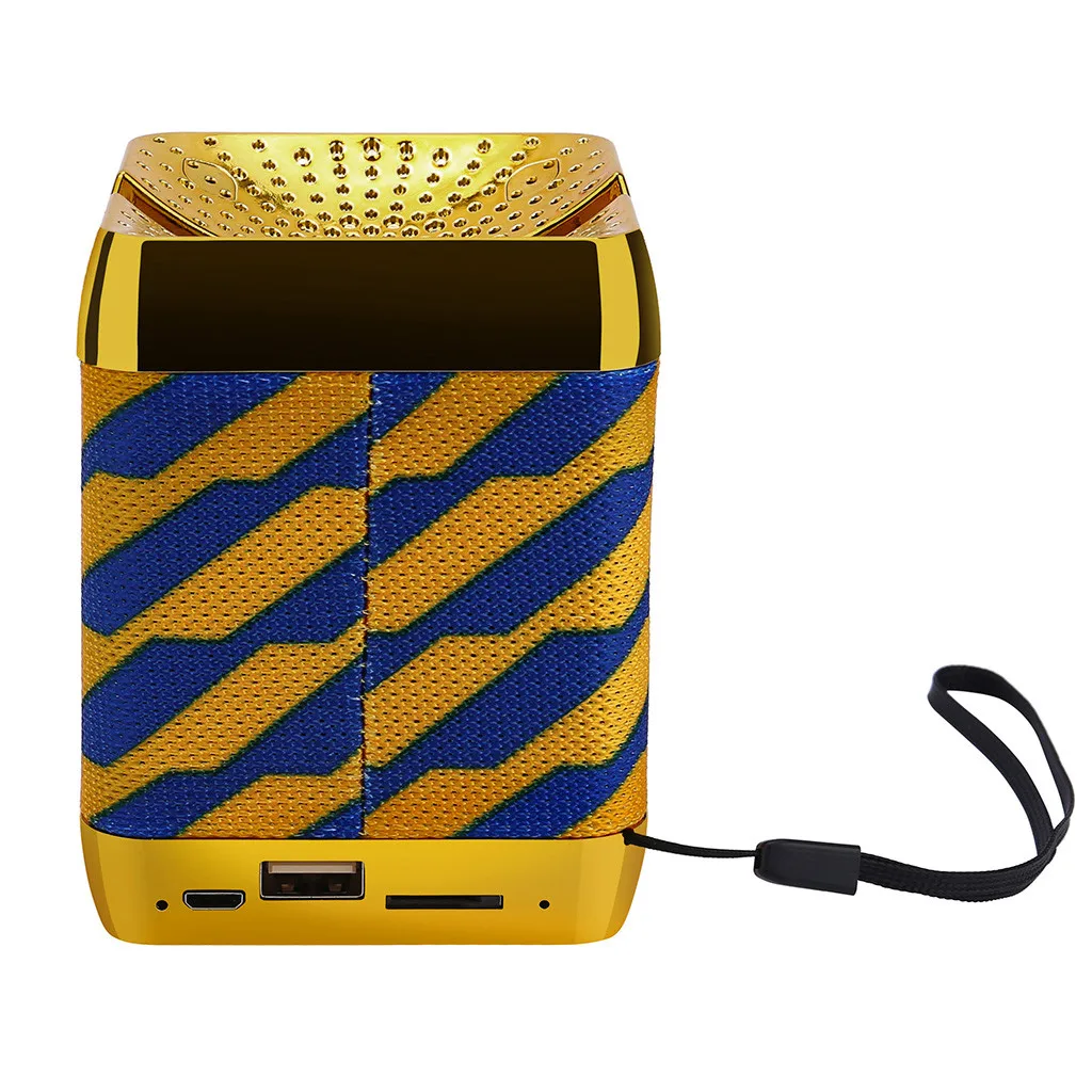 Горячая Новинка портативный мини беспроводной стерео светодиодный светильник Bluetooth динамик sd-карта для покупки смартфонов
