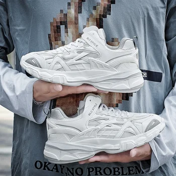 

2020 New Style Vintage Sneakers Men Thick Bottom Casual Shoes Men Comfortable Fashion Tenis Masculino Adulto Sneakers Dad Shoes