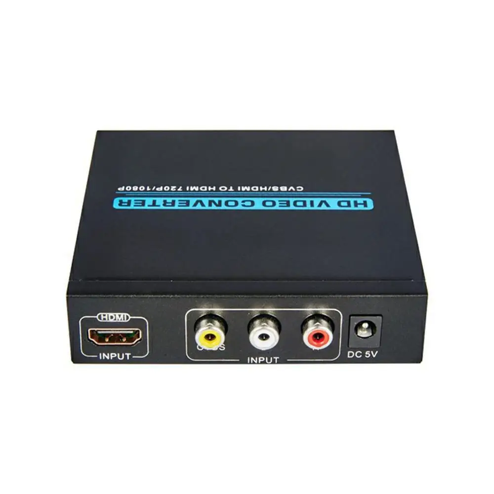 

T-615 HDMI Converter AV/HDMI TO HDMI HD Video Converter CVBS/HDMI TO HDMI 720P/1080P Digital High Definition Video Converter