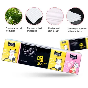 

(10 Packs) Sprotogenetic Wood Pulp Wholesale Tissue