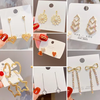 

30 Paris/lot fashion classical mix random style alloy women earring lot jewelry wholesale 201030-126