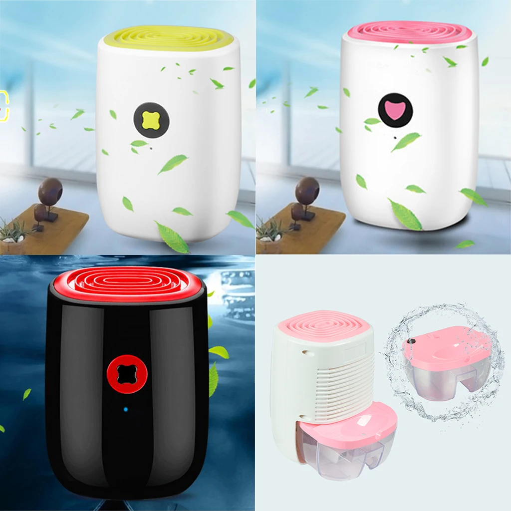 Mini Dehumidifier Electric Quiet Drying Moisture Absorber Air Room EU Plug