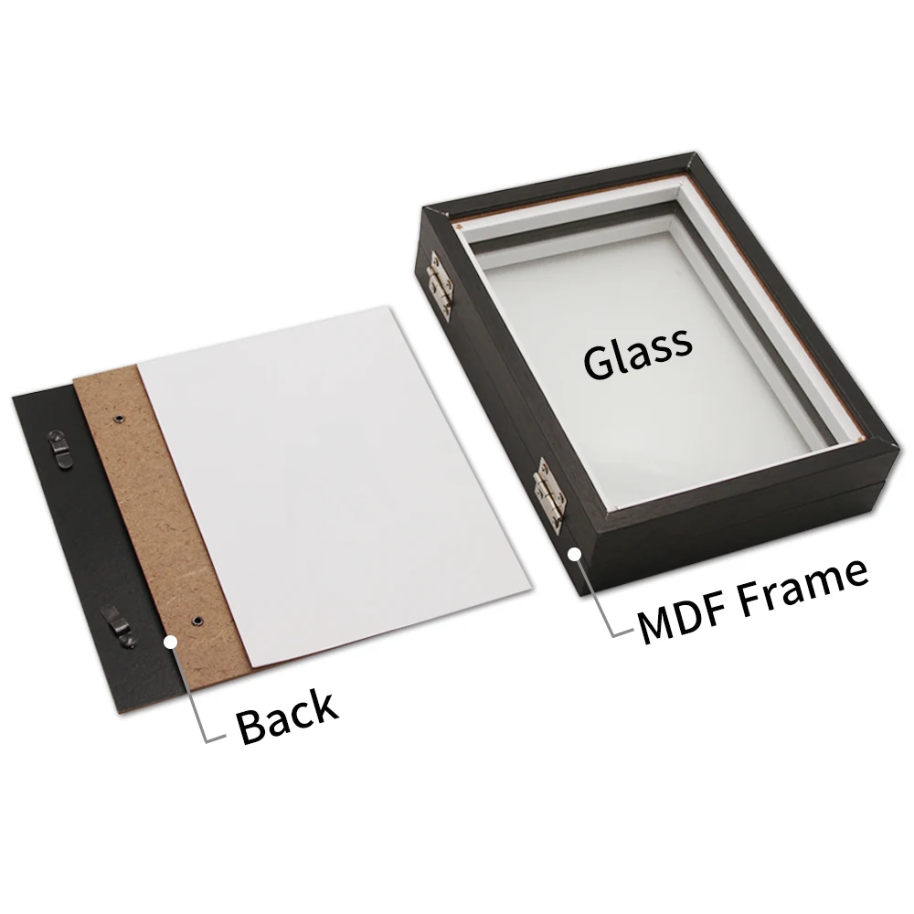 2/3 коллаж деревянная фоторамка 6R 7R Shadow Box Frames черно-белая фоторамка Складная для стола Рождественский Декор Свадебный Подарок