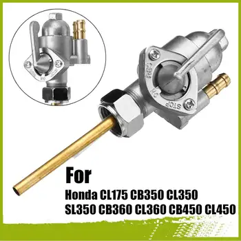 

Metal Sliver Fuel Tap Switch Gas Fuel Valve Petcock Universal Assembly Accessories For Honda CL175 CB350 CL350 SL350 CB360 CL360