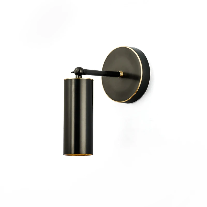 

Postmodern retro style creative Nordic LED wall lamp Postgraduate retro style creative Nordic wall light Black Golden