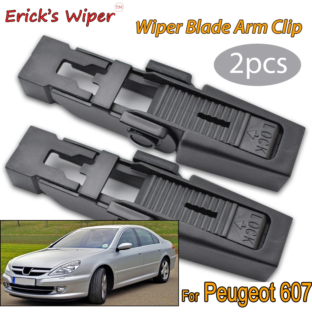 

Erick's Wiper 2Pcs Front Windshield Wiper Arm Lock Clip Fixing Retaining Clips For Peugeot 607 2002 - 2011