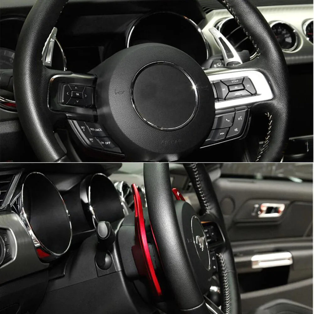 Весло на руль для Ford Mustang 2015 2016 2017 2018 2019|Рулевые колеса и ступицы рулевого колеса| |