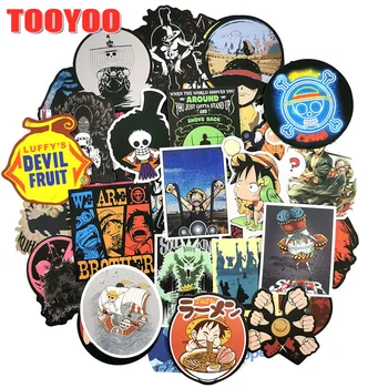 

10/50Pcs/set Cartoon Anime ONE PIECE Graffiti Stickers For Guitar DIY TOY Bicycle Car Skateboard Snowboard Laptop Luggage