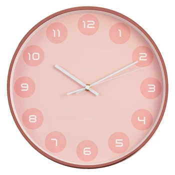 

Rose Gold Modern Wall Clock Minimalist Metal Luxury Atmospheric Bedroom Wall Clock Zegar Scienny Stylish House Decoration MM60WC