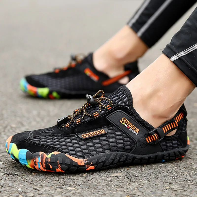 PUAMSS 2020 Aqua Shoes Мужская Уличная походная обувь дышащие слипоны уличные кроссовки