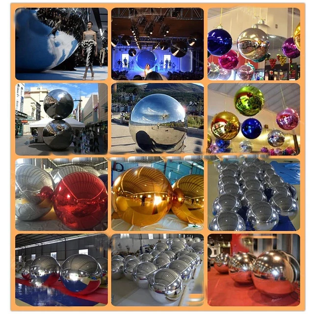Kostüm Werbung Riesigen Decke Hängen Bunte Disco Spiegel Ball Aufblasbare  Kugel Spiegel Ballon Für Event - AliExpress