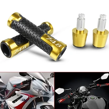 

Motorcycle Motorbike CNC Aluminum Handle Handlebar Hand Grips and bar Grips Slider Cap Plug For DUCATI 748 1999-2002 Accessories