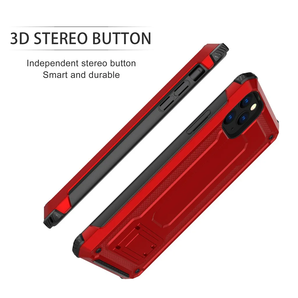 Mosunx для iPhone 11Pro Max, 6,5 дюймов, чехол, полный корпус, прочный чехол s, ударопрочный, прямая подставка для iPhone 11, 6,1 дюймов, iPhone 11Pro 5,8